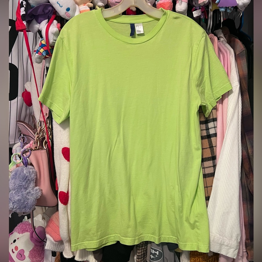 H&M Men’s Basic Lime Green Tee